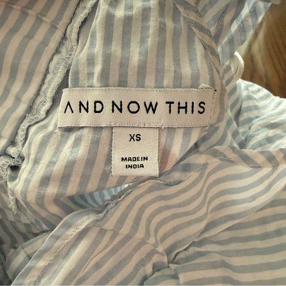 Chic Ruffle Striped Blouse - Picture 2 of 7